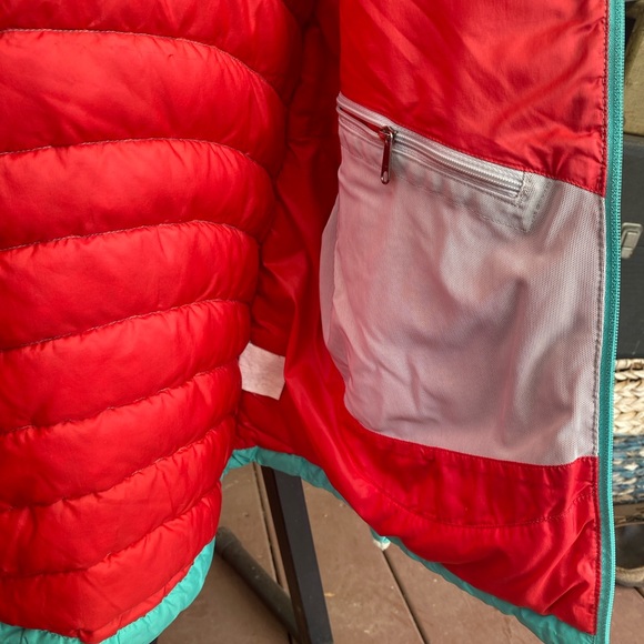 Patagonia Feather Down Puffer Aqua Quilted Jacket - Picture 12 of 12